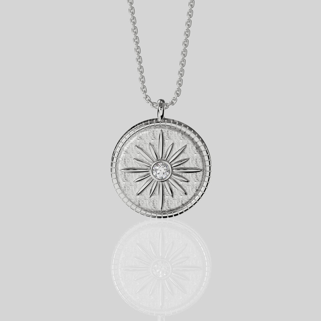 "To My Daughter" - Compass Pendant - Luxesmith - Handcrafted Jewellery